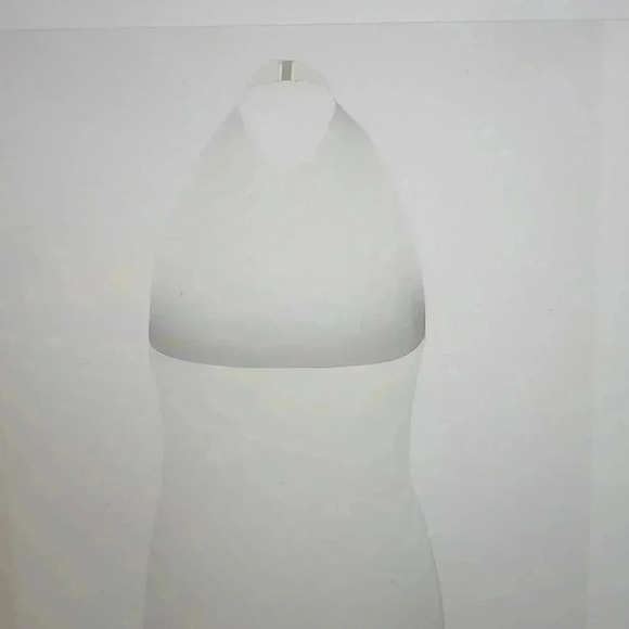 MILLY METAL NECK TRIM HALTER TOP - Picture 3 of 6